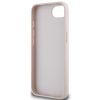 Guess PU Fixed Glitter 4G Metal Logo Apple iPhone 17e / iPhone 16e hátlap tok, rózsaszín