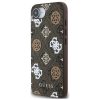 Guess PU 4G Peony Logo Apple iPhone 17e / iPhone 16e MagSafe hátlap tok, barna