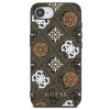 Guess PU 4G Peony Logo Apple iPhone 17e / iPhone 16e MagSafe hátlap tok, barna