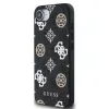 Guess PU 4G Peony Logo Apple iPhone 17e / iPhone 16e MagSafe hátlap tok, fekete