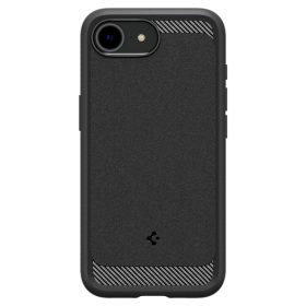   Spigen Rugged Armor MagFit Apple iPhone 17e / iPhone 16e tok, MagSafe, matt fekete