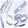 Glam Apple iPhone 17e / iPhone 16e szilikon tok kameravédő lencsével, kék