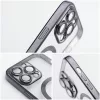 Electro Mag Apple iPhone 17e / iPhone 16e MagSafe kompatibilis hátlap tok, fekete
