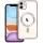 Electro Mag Apple iPhone 17e / iPhone 16e MagSafe kompatibilis hátlap tok, rose gold