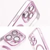 Electro Mag Apple iPhone 17e / iPhone 16e MagSafe kompatibilis hátlap tok, rose gold