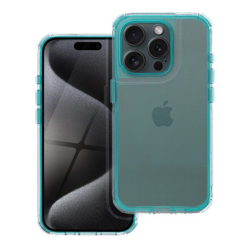 Matrix Apple iPhone 17e / iPhone 16e hátlap tok kameravédő peremmel, menta