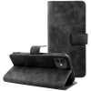 Tender Book Apple iPhone 17e / iPhone 16e flip/oldalra nyíló műbőr tok kártyatartó résszel, fekete