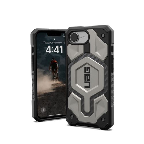 UAG Monarch Pro Apple iPhone 17e / iPhone 16e mágneses tok, titanium