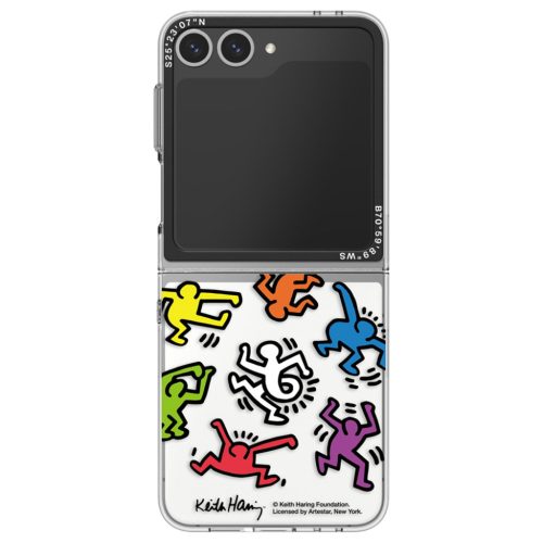 Samsung Galaxy Z Flip 6 / Flip 7 FE Keith Haring Dance gyári tok GP-FPF741SBCBW Csomagolássérült