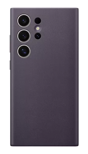 Samsung S24 Ultra gyári vegán bőrtok, sötétlila, GP-FPS928HCAVW Csomagolássérült
