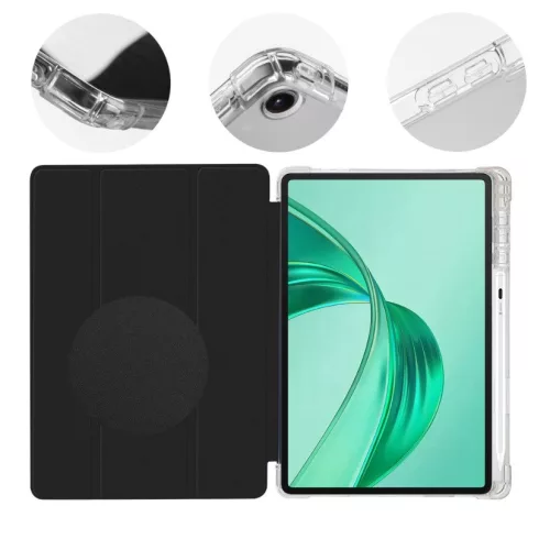 OBAL:ME MistyTab Honor Pad x8a oldalra nyíló, kitámasztható tok, fekete