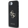 Guess PU Grained 4G Metal Logo Apple iPhone 17e / iPhone 16e hátlap tok, fekete