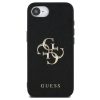 Guess PU Grained 4G Metal Logo Apple iPhone 17e / iPhone 16e hátlap tok, fekete