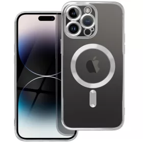   Electro Mag Samsung Galaxy A56 MagSafe kompatibilis hátlap tok, ezüst