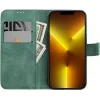 Tender Book Samsung Galaxy A56 flip/oldalra nyíló műbőr tok kártyatartó résszel, zöld