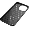 Forcell Carbon Premium Samsung Galaxy A36 karbon mintás szilikon tok, fekete