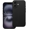 Matt szilikon Samsung Galaxy A36 tok, fekete