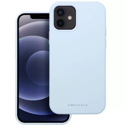 Roar Samsung Galaxy A36 prémium szilikon tok velúr béléssel, világoskék