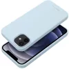 Roar Samsung Galaxy A36 prémium szilikon tok velúr béléssel, világoskék