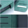 Tender Book Samsung Galaxy A36 flip/oldalra nyíló műbőr tok kártyatartó résszel, zöld
