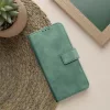 Tender Book Samsung Galaxy A36 flip/oldalra nyíló műbőr tok kártyatartó résszel, zöld