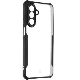   Tactical Quantum Stealth Samsung Galaxy A26 hátlap tok, átlátszó/fekete