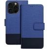 Gomma Samsung Galaxy A26 flip/oldalra nyíló tok kártyatartó résszel, kék