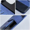 Gomma Samsung Galaxy A26 flip/oldalra nyíló tok kártyatartó résszel, kék