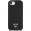 Guess Grained Triangle Apple iPhone 17e / iPhone 16e MagSafe tok, fekete