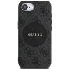 Guess 4G Circle Classic Logo Apple iPhone 17e / iPhone 16e MagSafe tok, fekete