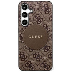   Guess 4G Circle Classic Logo Apple iPhone 17e / iPhone 16e MagSafe tok, barna
