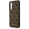 Guess 4G Metal Gold Logo Samsung Galaxy A36 hátlap tok, barna