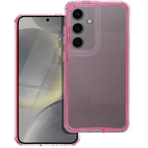 Matrix Xiaomi 15 hátlap tok kameravédő peremmel, rózsaszín