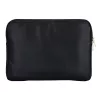 Guess PU Grained Triangle Logo Sleeve 14" laptop táska, fekete