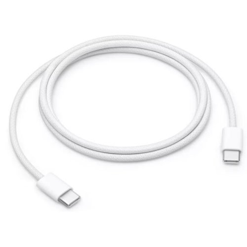 Apple USB-C / USB-C szőtt töltő- és adatkábel, 1m, fehér, MW493ZM/A Retail dobozos