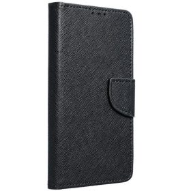 Fancy Motorola G55 5G mágneses flip tok, fekete
