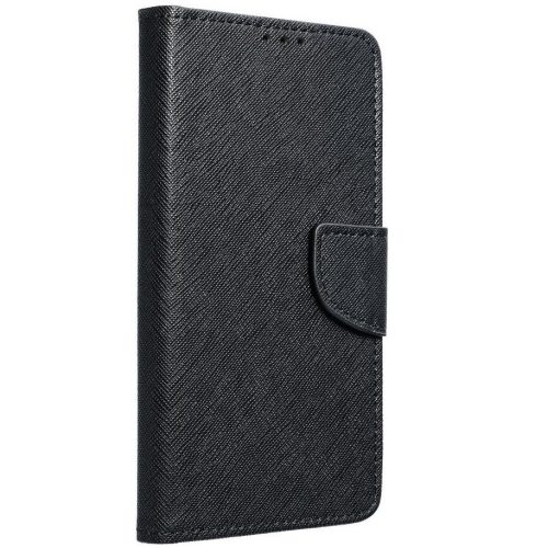 Fancy Motorola G55 5G mágneses flip tok, fekete