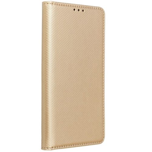 Magnet Motorola G55 5G mágneses flip tok, arany