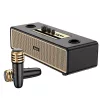 Hoco BS63 bluetooth hangszóró, 2 vezeték nélküli mikrofonnal, fekete