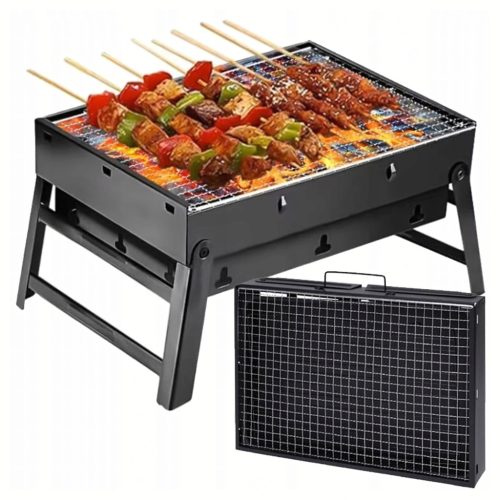 Összecsukható kerti kemping grill RC-K-933, fekete