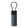 Baseus Adapter Hub 10 az 1-ben USB-C - 2xHDMI, 3xUSB-A, USB-C, RJ45, SD/TF, PD, fekete