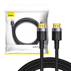 Baseus Cafule HDMI 2.0 kábel, 4K, 3D, 3 m, fekete-szürke