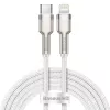 Baseus Cafule USB-C-Lightning kábel, PD, 20 W, 2 m, fehér