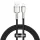 Baseus Cafule USB-Lightning kábel, 2,4A, 1 m, fekete