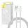 Baseus Dynamic USB-Lightning kábel, 2,4A, 1m, fehér