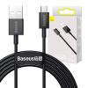 Baseus Superior Series USB-Micro-USB kábel, 2A, 2m, fekete