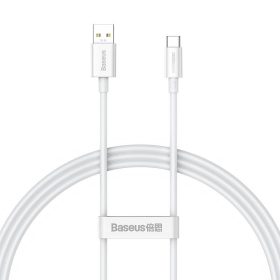   Baseus Superior Series USB-USB-C kábel, 65 W, PD, 1m, fehér