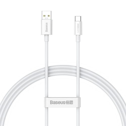 Baseus Superior Series USB-USB-C kábel, 65 W, PD, 1m, fehér