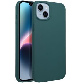 Matt szilikon Xiaomi Redmi Note 14 Pro+ tok, sötétzöld