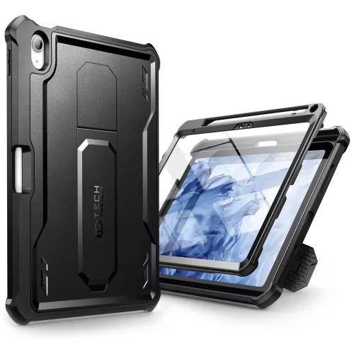 Tech-Protect Kevlar Pro  iPad 10.9 2022 / iPad 11" 2025 ütésálló tok, fekete